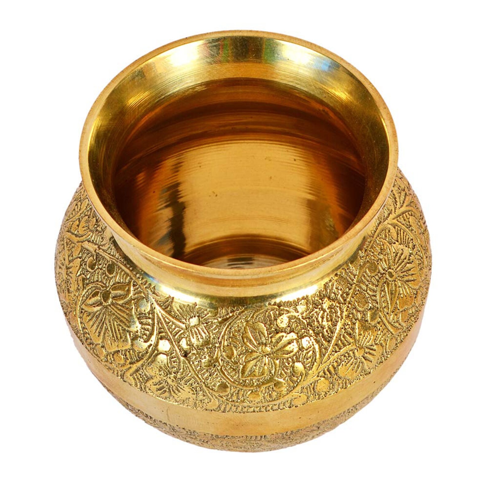 Brass Golden Plated Pooja Kalash Lota Ashtalakshmi Kudam for Etsy