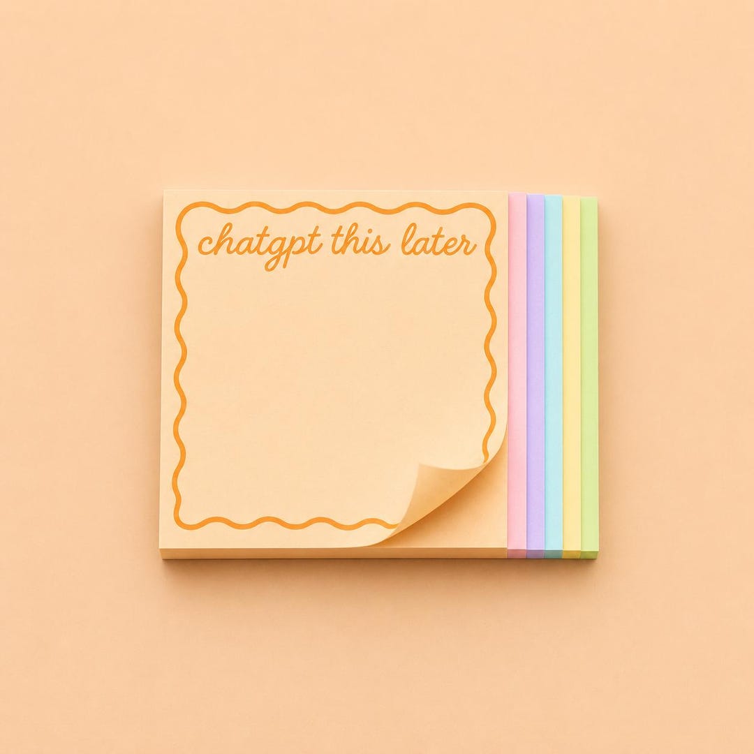 Sticky Notes - Chatgpt This Later Post-it Notes | Desk Reminder Pad - Etsy