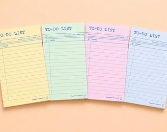 Library To Do List Notepad | Bookish Memo Pad | 4x6 Tear-Off Checklist | Vintage Library Aesthetic Desk Planner
