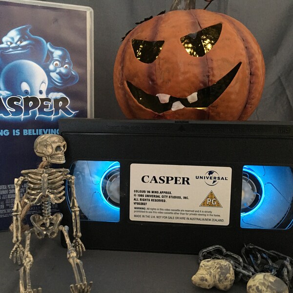Casper VHS Video Tape light - Halloween Decoration