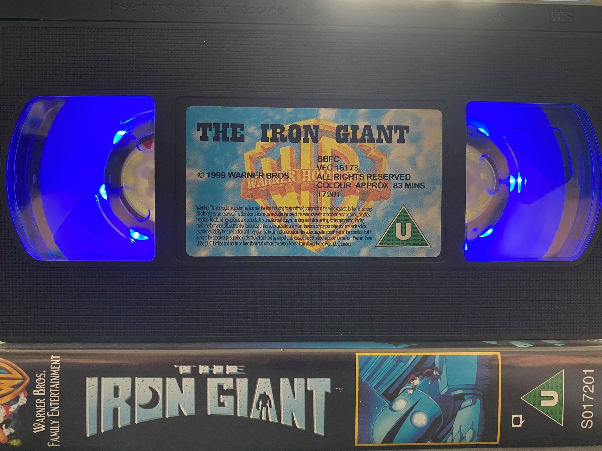 Iron Giant VHS Video Tape Light W/original Box Novelty Gift Etsy UK