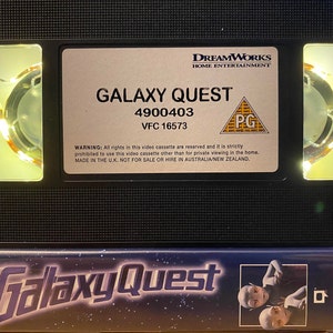 Galaxy Quest VHS Videotape light w/original box