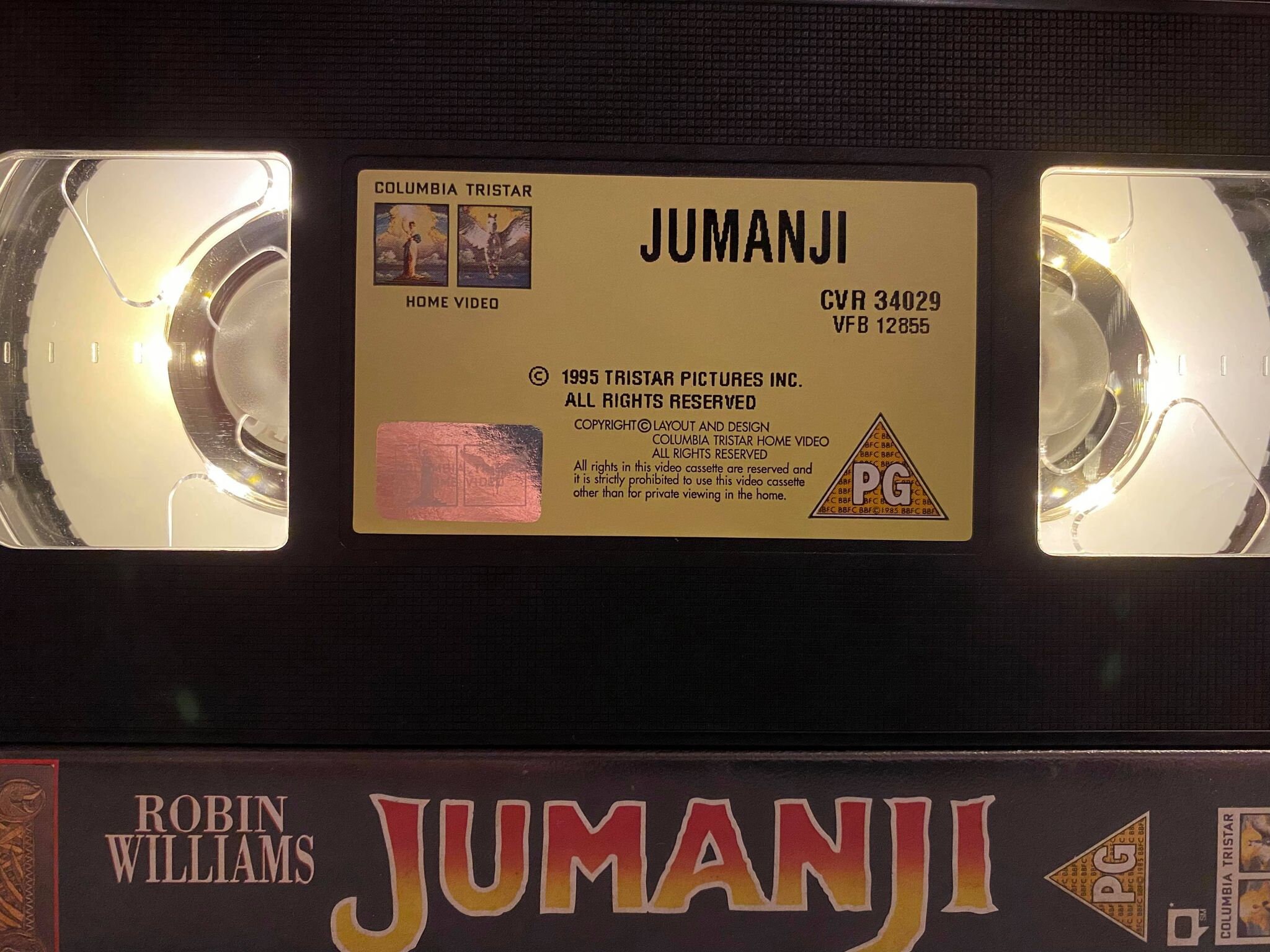 jumanji-vhs-video-tape-light-with-original-box-novelty-gift-robin