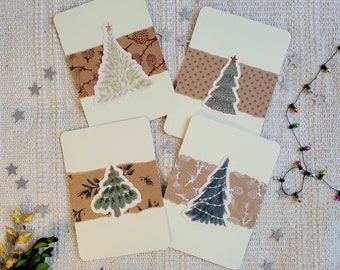 Christmas cards - fir trees