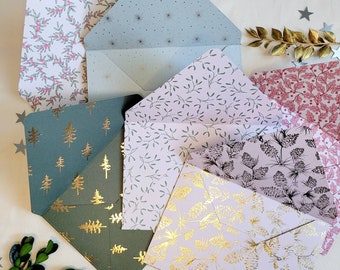 Enveloppes de Noël à double motif