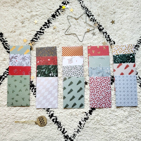 Small Christmas motif pouches