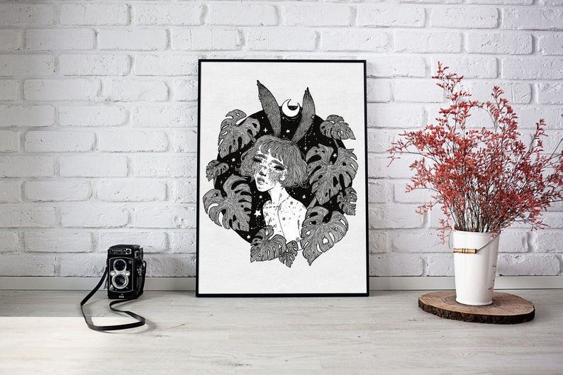 Affiche A4 /_Bunny Moon/_