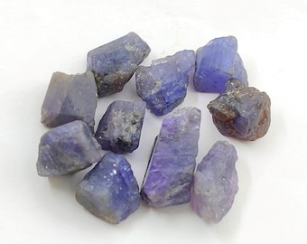Veel natuurlijke blauwe tanzaniet ruwe edelsteen - Tanzania (10 stuks