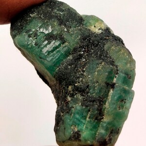 100% Natural Green Emerald Zambia Rough Loose Gemstone