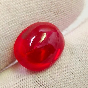 14 karat naturlig burma röd rubin oval cabochon lös ädelsten B88