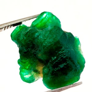 100% NATURAL EMERALD Stone, Natural Emerald gemstone Rough, Emerald  Rough, Uncut emerald loose stone, 15 cts
