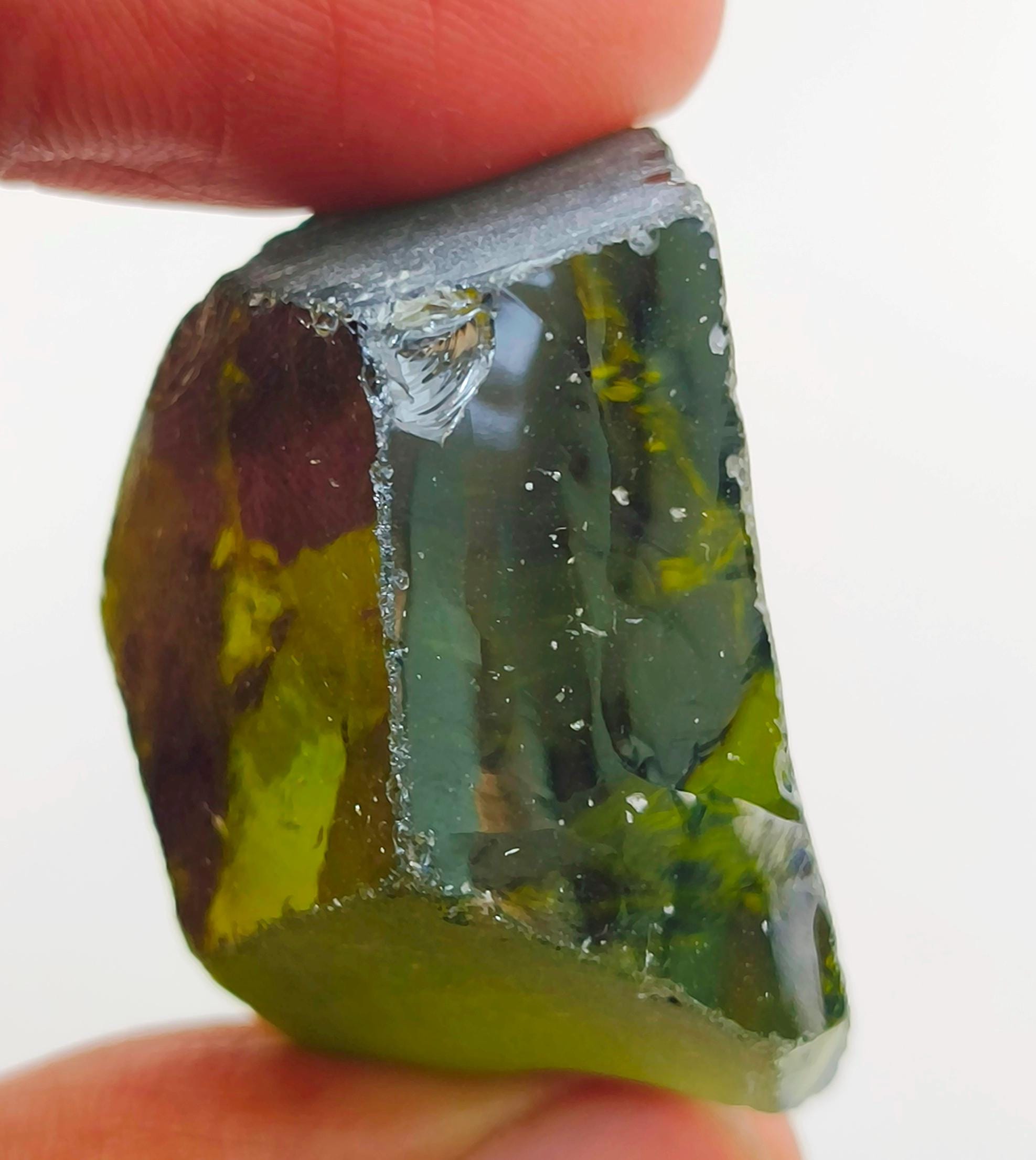 372 Cts Natural Zircon Green Untreated Unheated Raw Rough