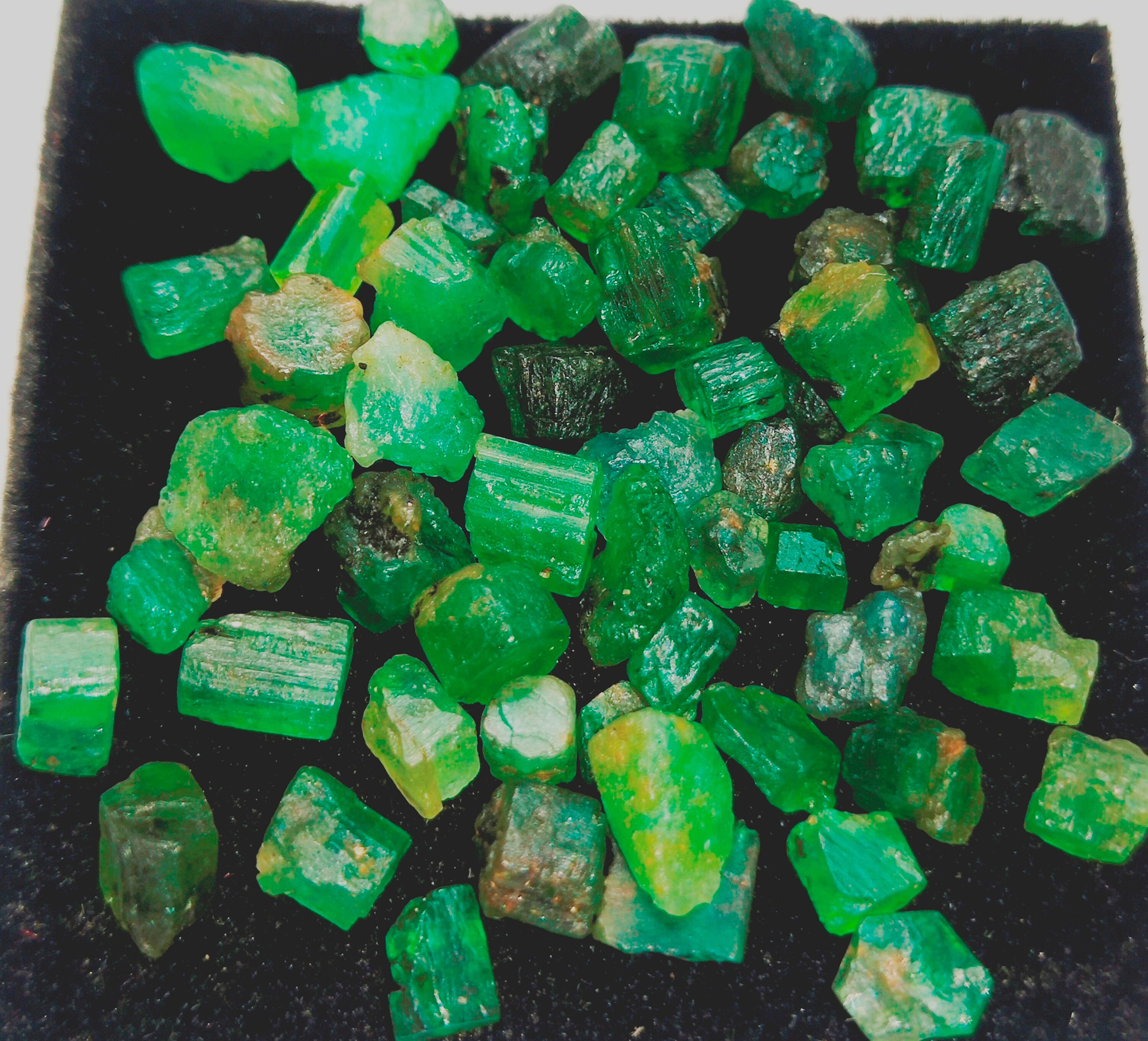 Raw emerald stone genuine emerald crystal Natural Emerald Etsy