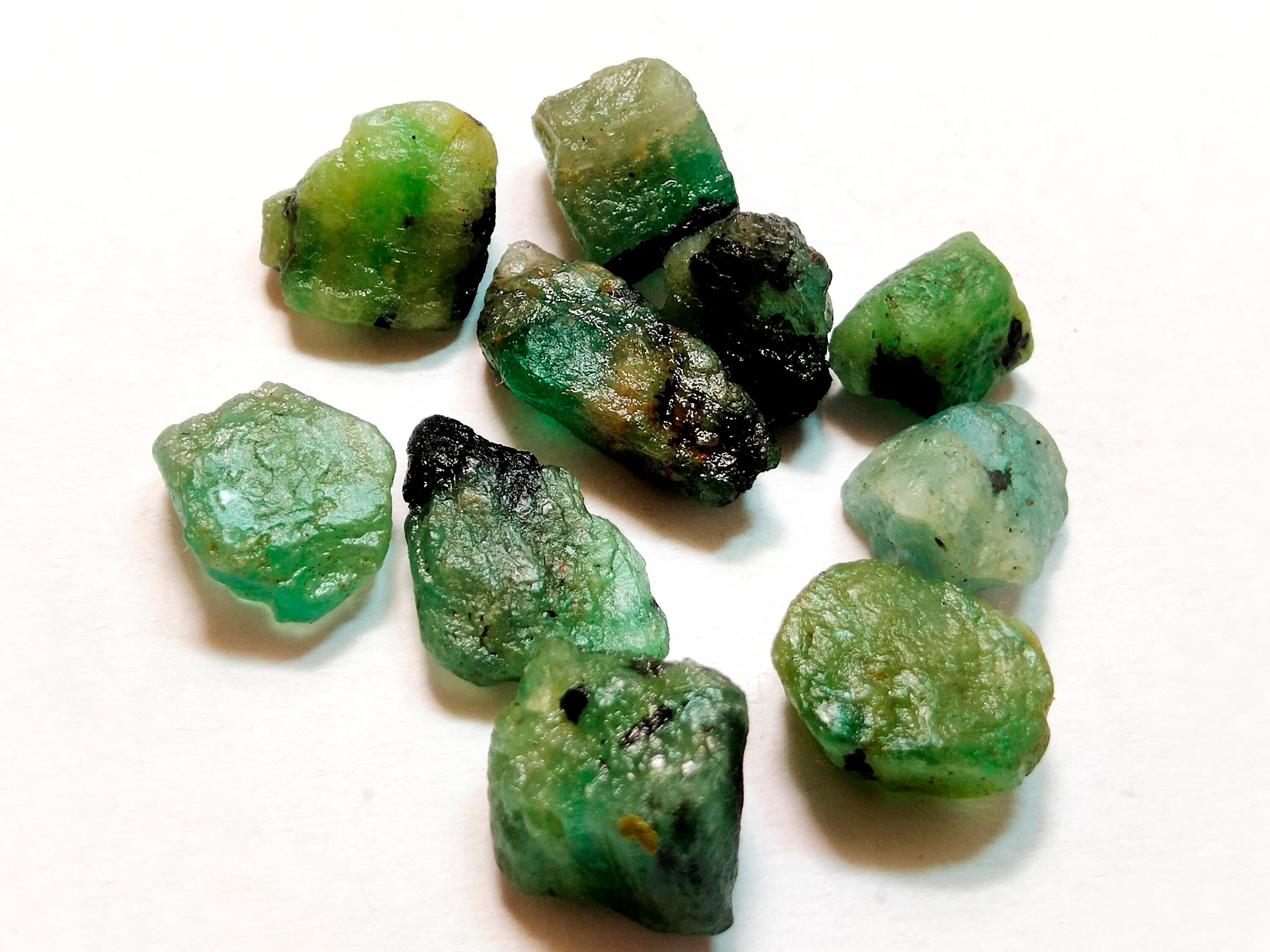Raw emerald stone genuine emerald crystal Natural Emerald | Etsy