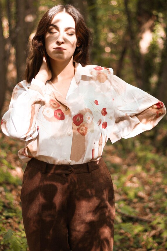 Chemise blanche Vintage Etsy France