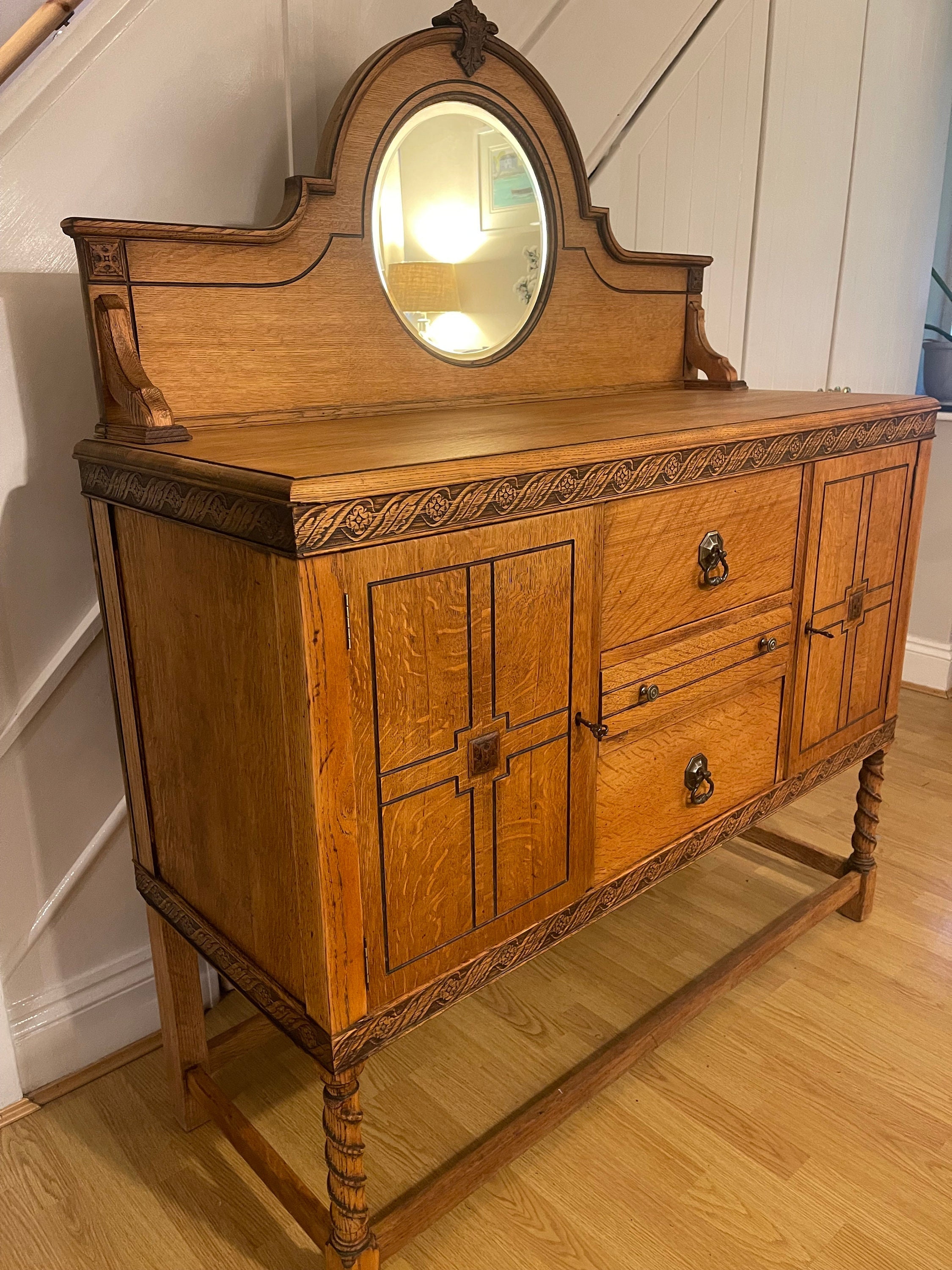 Vintage 2024 buffet mirror