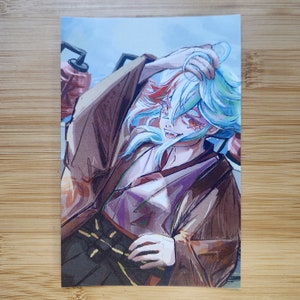 Mini carte postale Impact Kaedehara Kazuha Genshin
