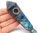 1PC Smoking pipe to heal quartz crystal labradorite stone