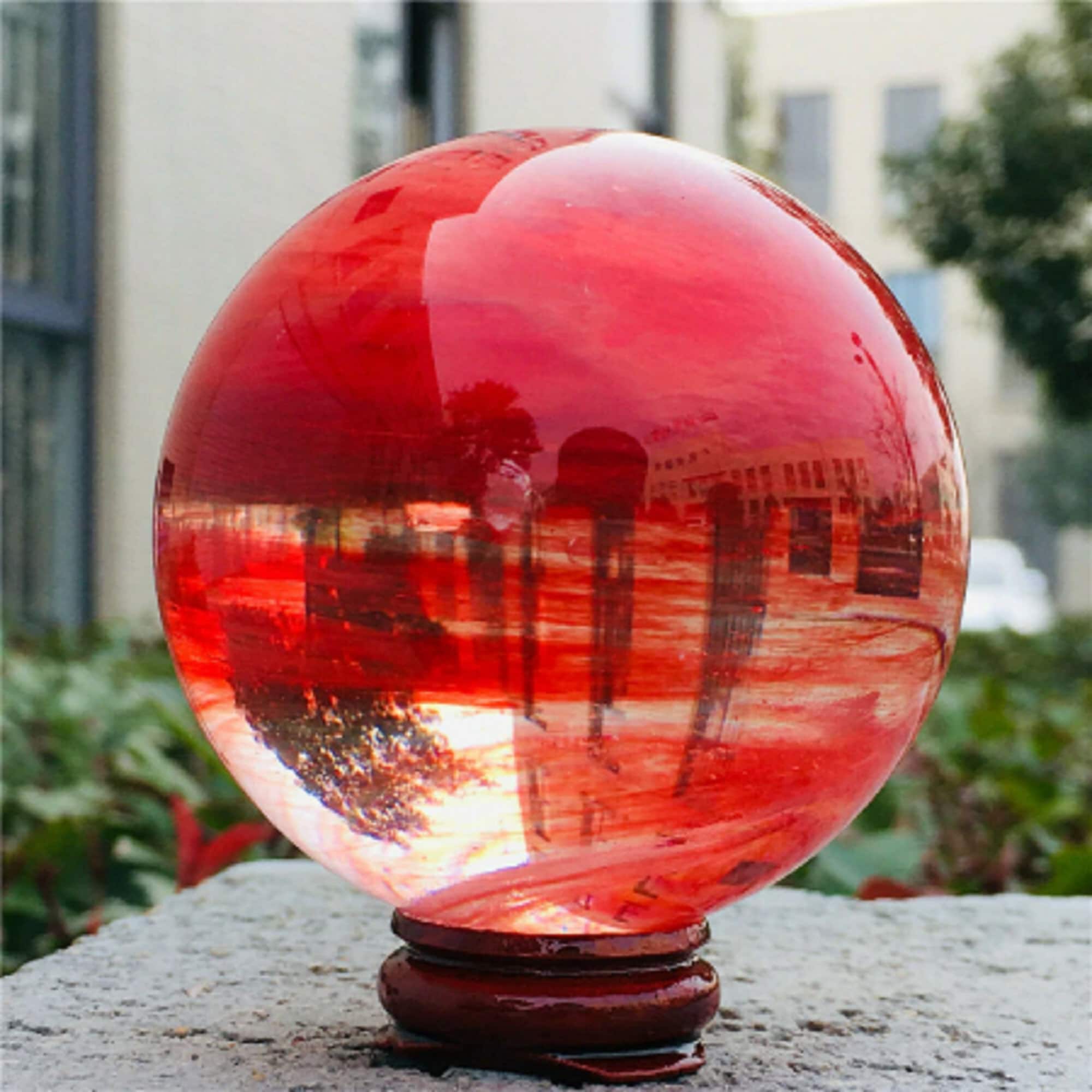 1pcs/Natural quartz red smelting stone crystal ball spheres Etsy