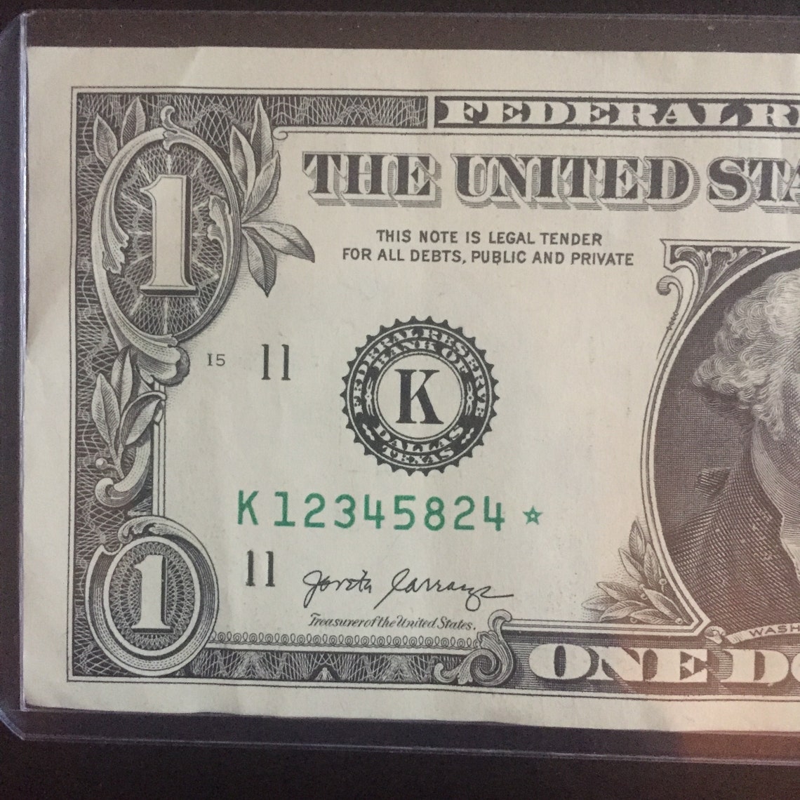 True Ladder 1 Dollar Bill STAR NOTE 2017 Etsy