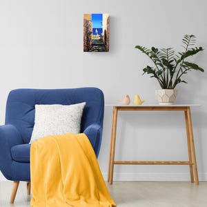 Santorini Greece Oil Painting on Canvas Original Greek Island Art, 11.8x7.9" image 13