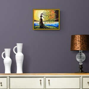 Mother Nature Painting Tree of Life Original Art Gaia Goddess Painting ...