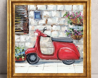 イタリア 風景画 F10 油絵 oil painting art 福袋 バースデイ イタリア 風景画 油絵 F10 絵画 - 絵画