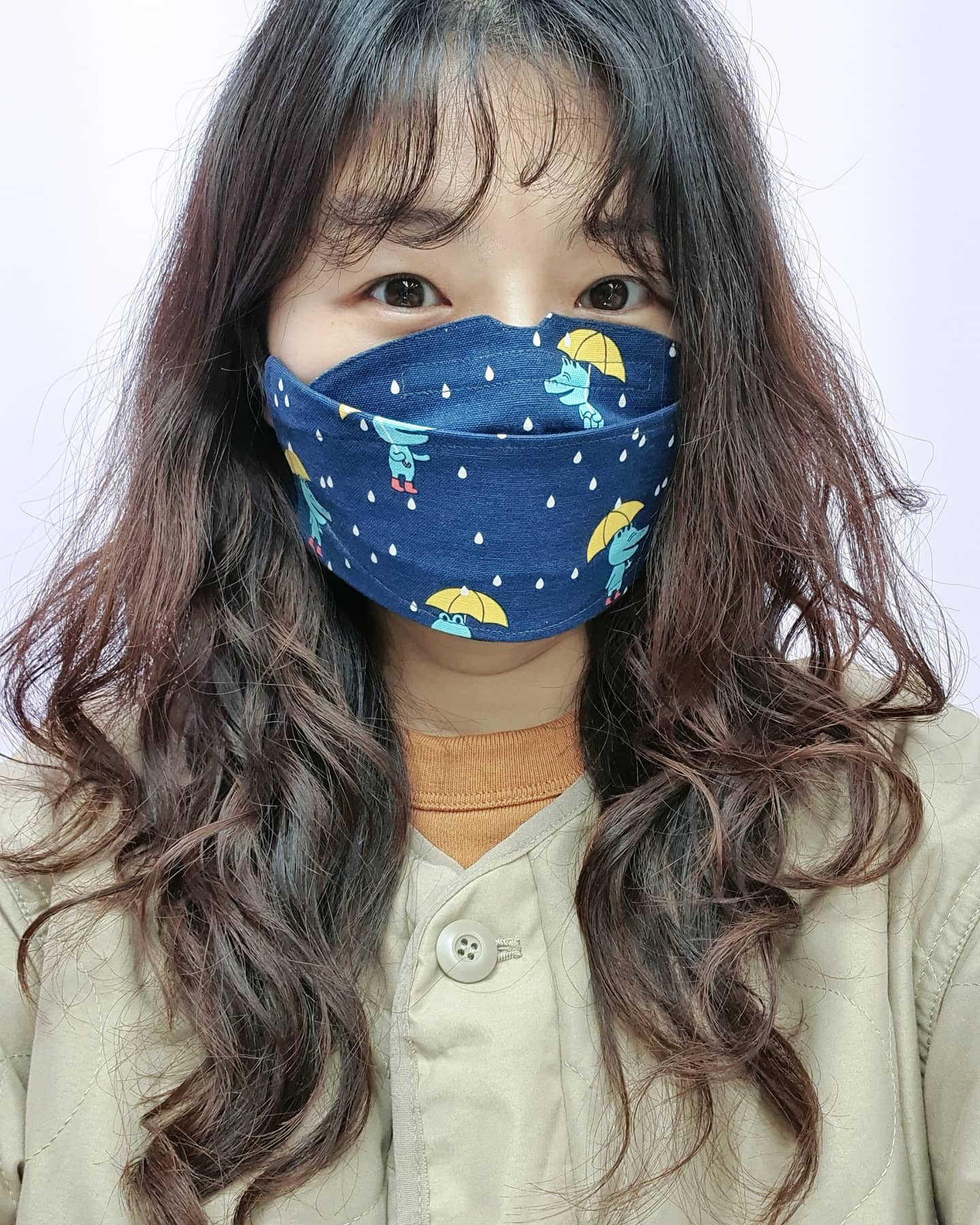 ANIMAL washable cotton face mask