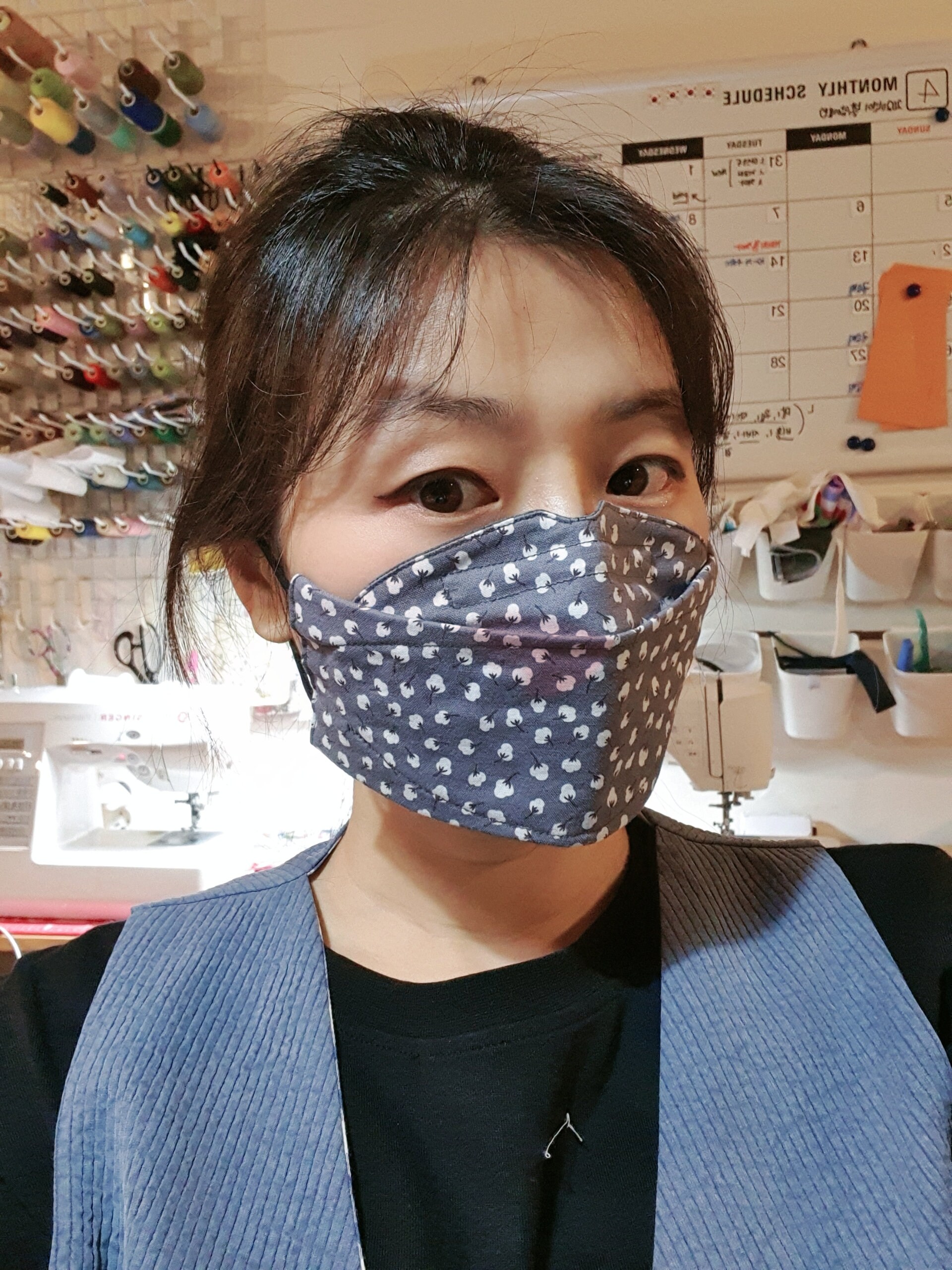 FLOWER washable cotton mask(new patterns added)