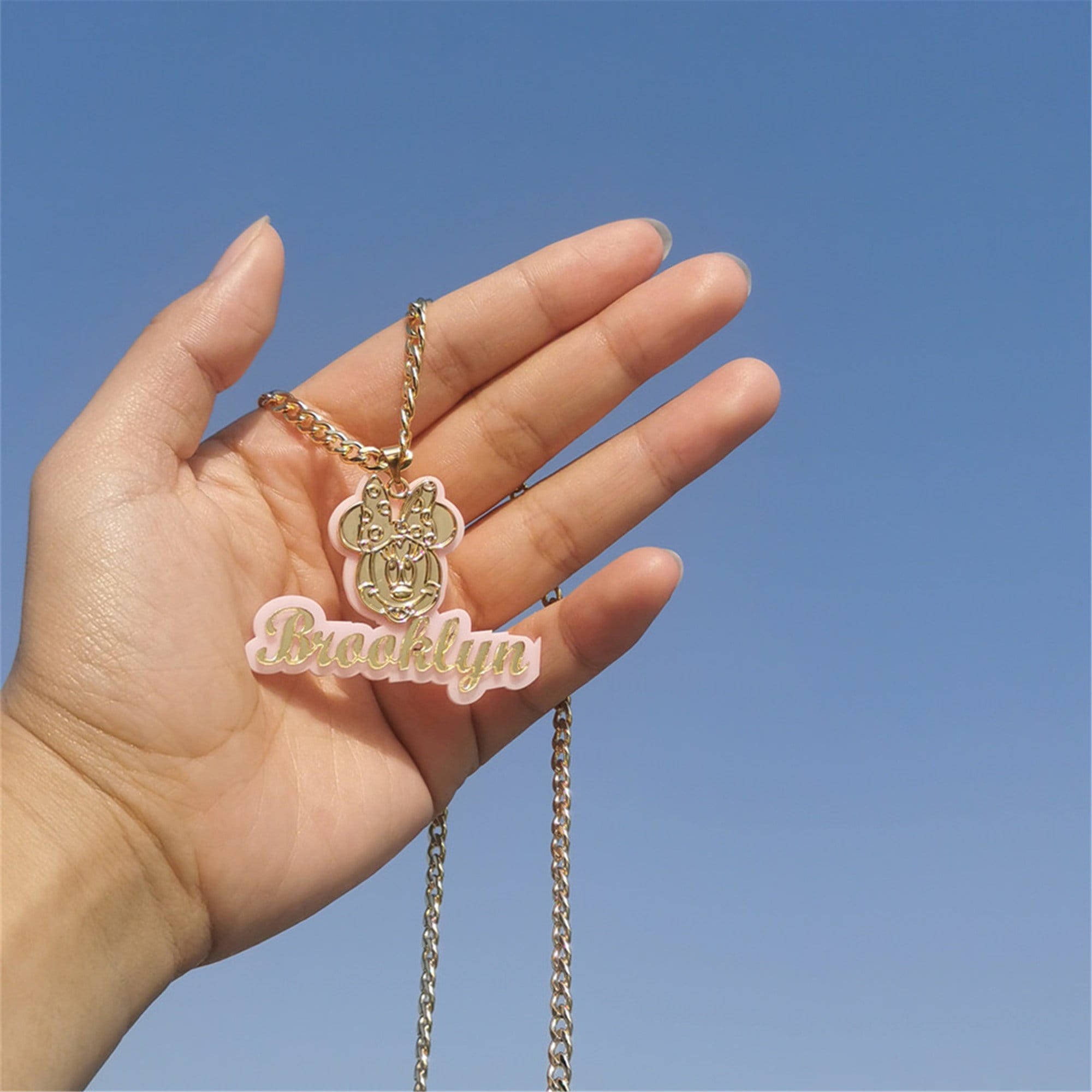 Custom Cartoon Characters NecklaceName Cartoon Etsy