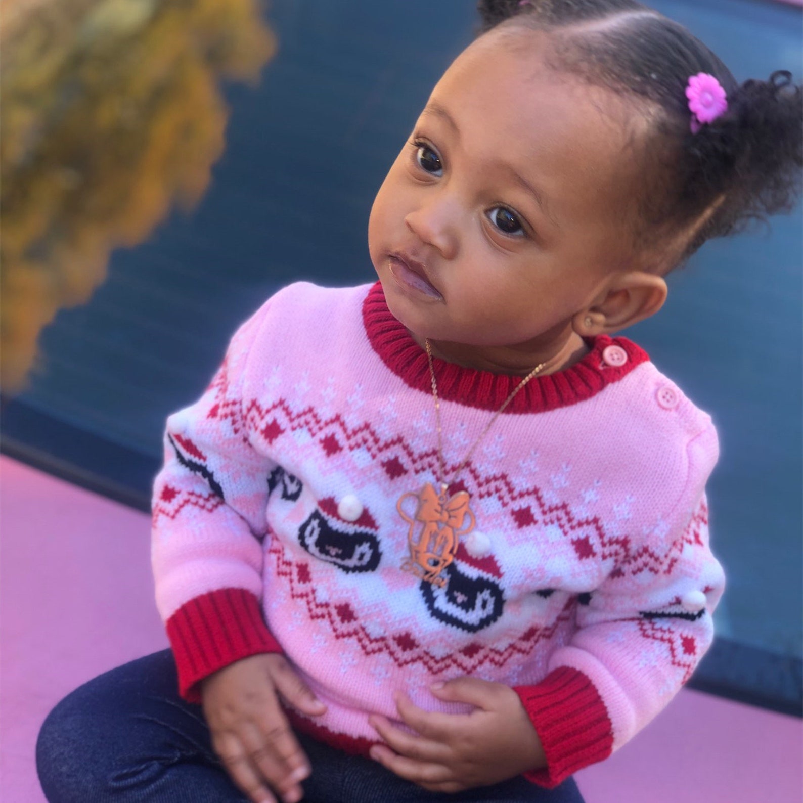 Custom Cartoon Necklacekids Name Necklace Minnie Mouse Etsy