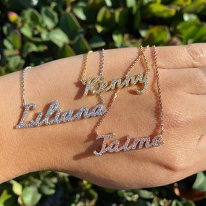 Diamond cz name necklace Clearance