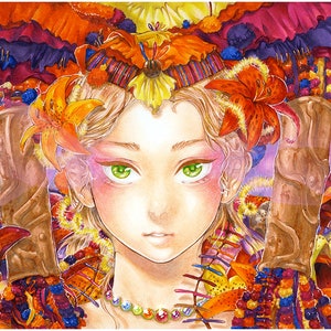 Tigerlily Holographic Poster