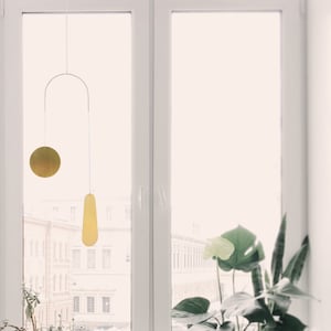 Kinetic Mobile for Interior Design- Premium Handmade Brass Mobile