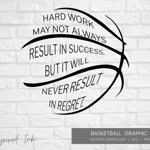 Basketball Graphics, digital download SVG, PNG ~ Cricut Designs ~ T-Shirt ~ Silhouette  ~ Sports Designs ~ Inspirational sports quote