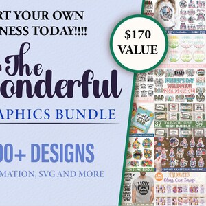 Starten Sie HEUTE Ihr eigenes Geschäft mit diesem wunderbaren SVG Digital Design Bundle ~ 980 Designs ~ Royalty Free ~ digitaler Download