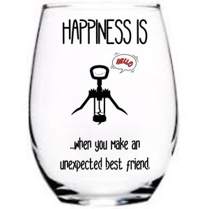 Happiness is... Wine Quote ~ SVG ~ PNG ~ Sign Making ~ Print ~ Cricut or Silhouette graphics ~ Cork Holder ~ Card Making ~ Sticker Design