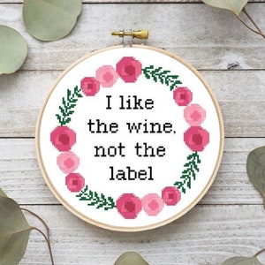please Schitt\u2019s Creek inspired cross stitch! Fall off a bridge
