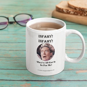 Geschenk für Wargamer & Gamer - &#39;Infamy! Schande!&#39; Lustige Tasse für Wargaming Freunde Familie oder Club Mitglieder - Geschenk zum Vatertag