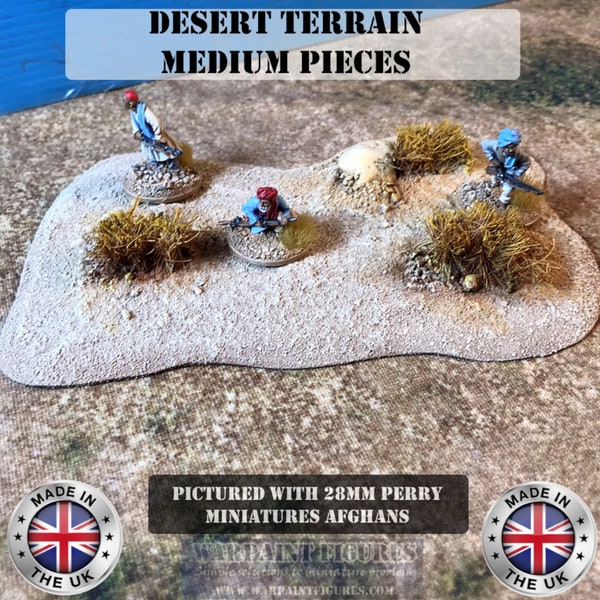 Desert/Arid Wargaming Terrain - Medium Pieces Suitable For Games Of Warhammer|40K|Bolt Action|28mm|15mm|RPG|D&D|Sharp Practice|Infamy Infamy