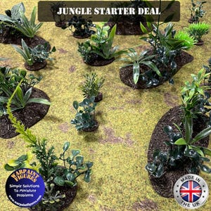 Handmade Jungle Terrain Starter Set: Quality Wargaming/Wargames Scenery