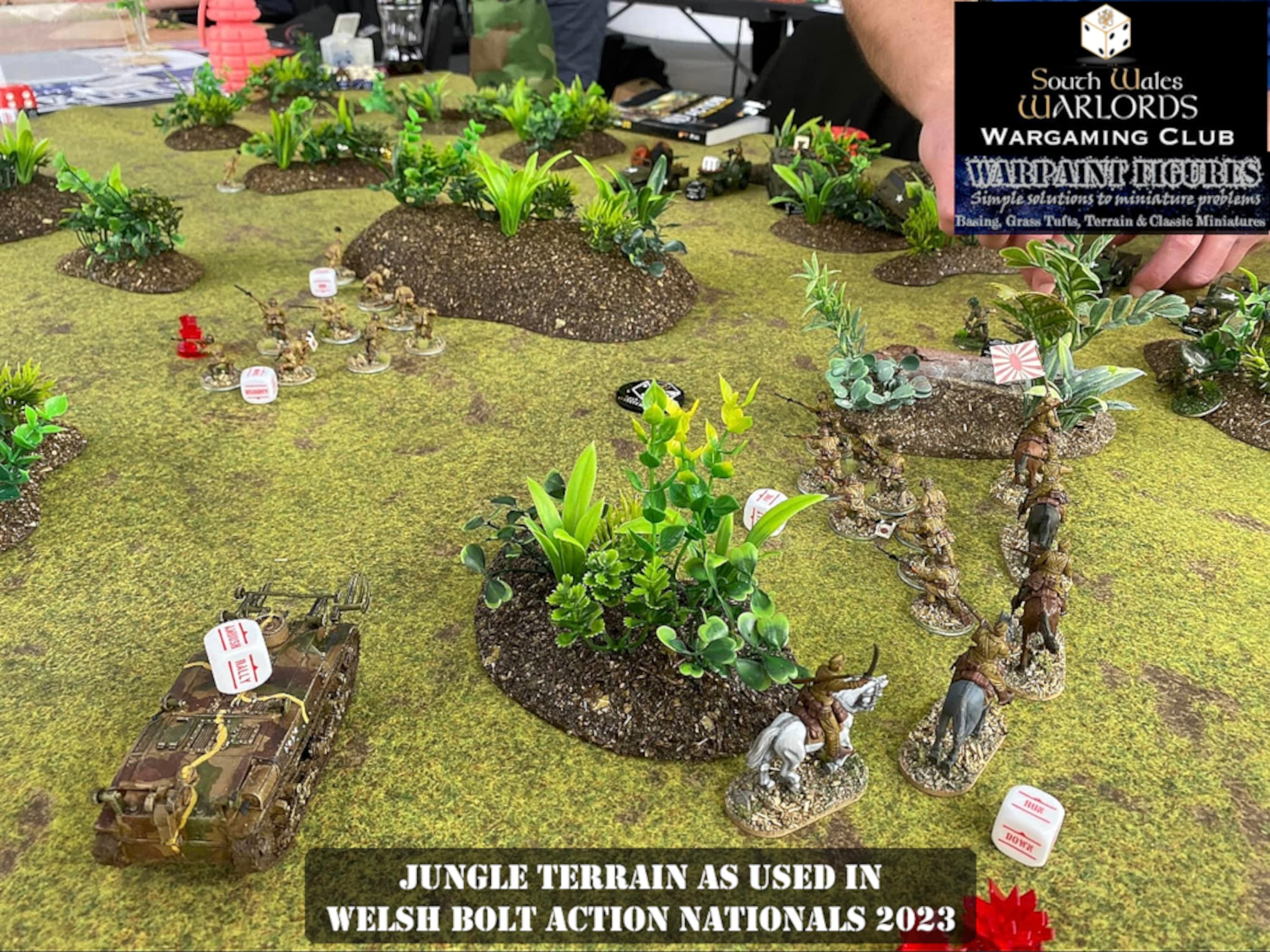 Large Modular Jungle Wargaming Terrain - Suitable for Games Like Warhammer| 40k|bolt Action|28mm|15mm|20mm|rpg|d&d|chain of Command