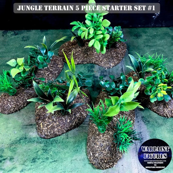 Wargaming Jungle Core Terrain Sets Hand Made -For Warhammer|AOS
