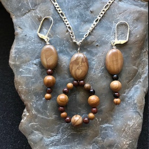 Tigerskin Jasper Set