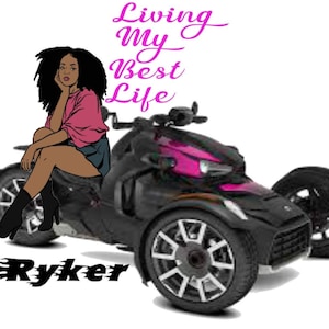 Can Am Ryker Tshirt Motorrad Hot Pink Ryker