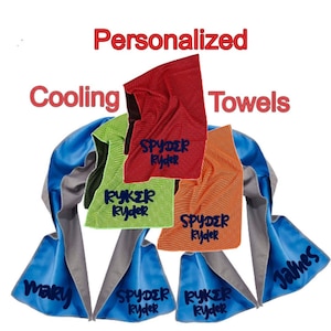 Cooling Towel can am Spyder or Ryker personalized with your name & Spyder Or Ryker, Outdoor Activities