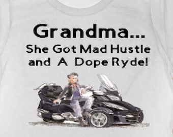 Camisetas Can Am Spyder Grandma Dope Ride