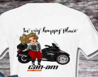 Can Am Spyder Camiseta Motocicleta
