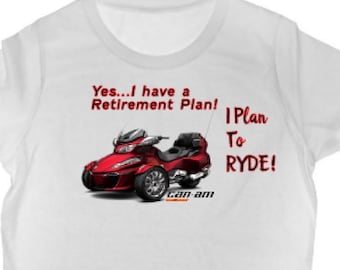 Can-Am Spyder Tshirt Motorcycle