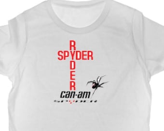 Can Am Spyder T-shirts motor, uniseks heren- en damesmaat